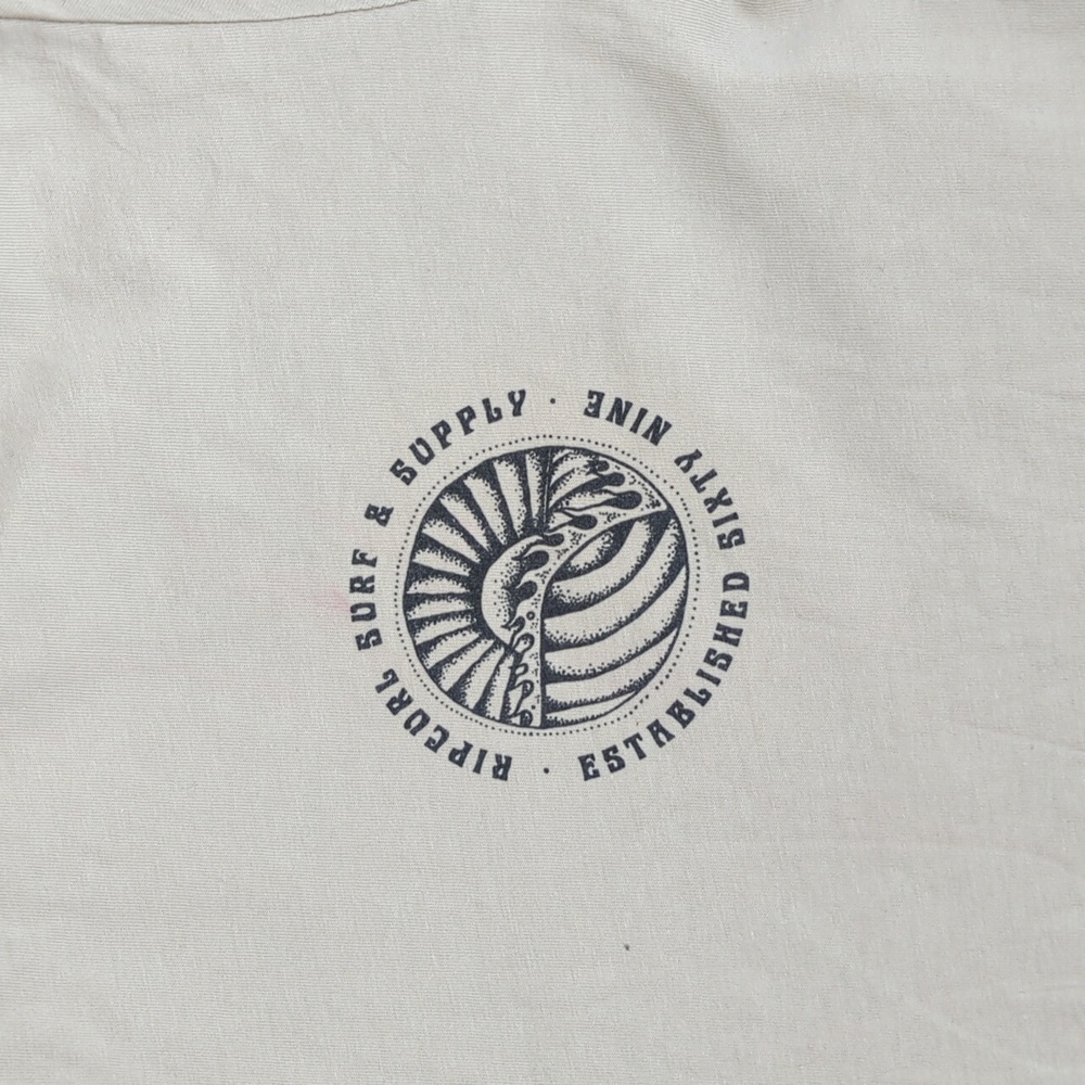 Rip Curl White Short Sleeve Logo Tee - Picture 3 of 7